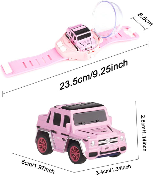 SitertCF 2.4 Watch Remote Control Car Toy for Kids,New Mini Ghz Racing Game Wrist Cars Easter Toy with LED