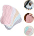 HEALSOPTHY 5Pcs Burp Cloths Newborn Cotton Burping Cloths Soft Absorbent Feeding Washcloths for Boys
