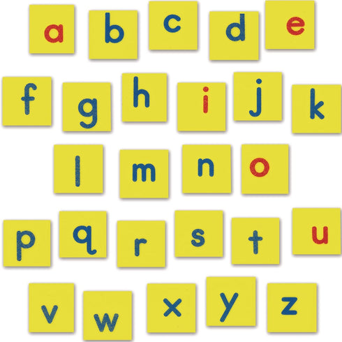 Really Good Stuff EZread Magnetic Foam Lowercase Letter Tiles, 52 Tiles, 1 3/8" Squares, Educational