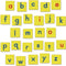 Really Good Stuff EZread Magnetic Foam Lowercase Letter Tiles, 52 Tiles, 1 3/8" Squares, Educational
