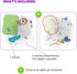 Animal Cell Anatomy Model Building Kit, See Through STEM Toys for Early Cell Biology, Educational Classroom Aid