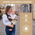 LizaBloom 1544 lbs Baby Sling Carrier, Toddler Carrier with Adjustable Padded Shoulder Straps, Non-Slip Support