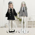 2Pcs 1/3 1/4 15.7" 27.6" Doll Base Stand Fit for BJD Dolls Applicable - Tall, Adjustable Small Display Holder Base