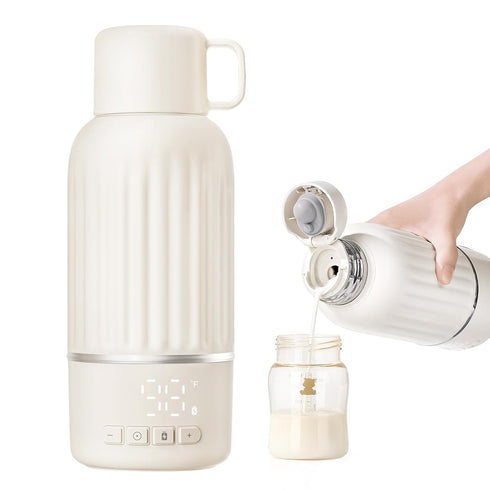 Snow Bear Portable Bottle Warmer for Travel, Fast Heating in 2.5 Mins