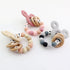 Personalized Baby Teether with Name - Custom Mouse Silicone Teether & Natural Wooden Ring for Boys & Girls - Handmade
