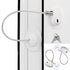 Fridge Lock with Key, Mini Refrigerator Door Lock, Baby Proofing Child Safety Lock with Strong Adhesive, 2-Pack