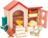 Tender Leaf Toys - Chicken Coop - 9 Pcs Miniature Henhouse Farm