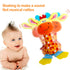 HUADADA Baby Soft Rattles Shaker, Infant Developmental Hand Grip Toys, Sensory Learning Toys for 3-12 Months
