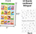Bilingual Tablas Game in English and Spanish, Mexican Bingo for 10 Players, Full Deck of Cards
