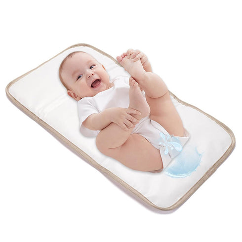 Travel-Friendly Waterproof Baby Diaper Changing Mat - Foldable & Compact