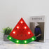 LED Marquee Signs Watermelon Night Lights, Battery Operated Watermelon Shaped Desk Table Lamp for Christmas Kids, Baby