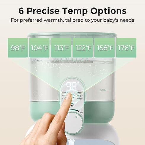 Momcozy 57 oz 6 Settings Instant Water Warmer for Making Formula, Dual Lights for Night Feedings, fl Large Capacity