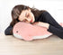 Tezituor Narwhal Stuffed Animal, Pink Plush Whale Narwhal Toy, Ultra Soft Cute Plushie Hugging Pillow for Girls Kids