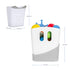 10 1 1 Ubbi Bath Toy & Drying Bin Bundle, Includes Bath Toys, Hair Rinse Cup and Gray Toy Drying Bin, Infant