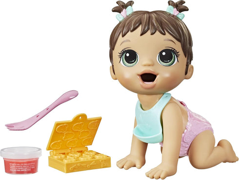 Baby Alive Lil Snacks Doll - Snack-Themed 8-Inch Baby Doll, Eats and Poops, Toy for Kids Ages 3 and Up