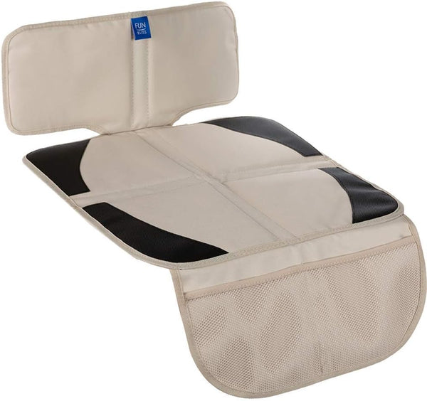 funbliss car seat Protector for Child car seat Beige Thick Padding Carseat