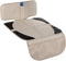 funbliss car seat Protector for Child car seat Beige Thick Padding Carseat
