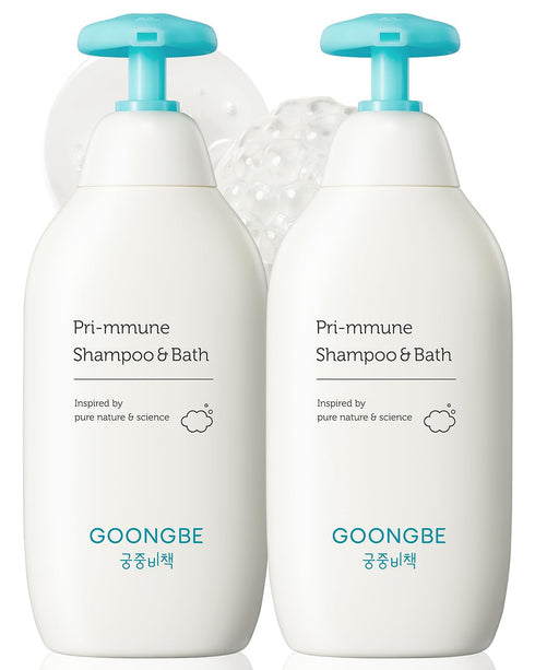 Pri-mmune Shampoo & Bath: Korean Baby Wash - Hypoallergenic Head to Toe Cleanser, Paraben-Free Formula, 11.8 fl.oz. 2