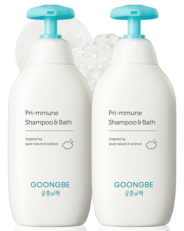 Pri-mmune Shampoo & Bath: Korean Baby Wash - Hypoallergenic Head to Toe Cleanser, Paraben-Free Formula, 11.8 fl.oz. 2