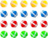 Toddmomy 20pcs Plastic Sticky Ball Set, Darts Game Accessories for Kids Outdoor Party Games