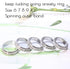 6 7 8 9 10 Initial Fidget Spinner Anxiety Ring for Women Fidget Ring Women Men Keep Going Mens Ring Spinning Ring
