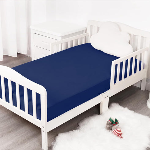 Magik & Kover 4 Pack 52" 28", Stretchy Crib Sheets for Boys or Girls, Baby Fitted Crib Sheets Neutral for Standard Crib