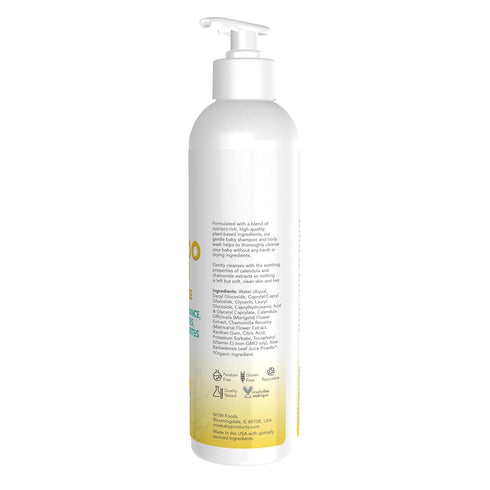 8-Ounce NOW Baby, Gentle Shampoo & Wash, Fragrance Free with No Artificial Fragrance, Parabens, Phthalates, Petrolatum