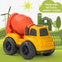Toddler Dump Truck and Cement Mixer Car Toys for 1-3 Year Old, BPA Free, Educational Gifts for 2-4 Year Boys Girls