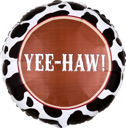 1st Birthday Cowboy Boots Howdy Party Balloons, Decoration Supplies for Western Rodeo Theme