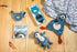 Mary Meyer Teething Toys Leika Silicone Baby Teether, 9-Inches, Little Raccoon for Babies 0-12 Months