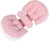Toddmomy U Shaped Pregnancy Pillow for Side Sleeping and Nursing Belly Support