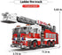 BYWbricks Set (711 City Ladder Fire Truck Building Blocks pcs) Toy Station Firetruck Bricks Collectible Fire Engine
