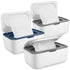 3 Pieces Baby Wipes Dispenser Baby Wipe Holder Container Case with Sealing