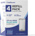 COMFICOVE Refills Compatible with DEKOR PLUS Diaper Pails | 4 Pack |