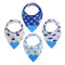 Pickle & Olive Bandana Teething Bibs with Attached Teether - Set Of