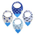 Pickle & Olive Bandana Teething Bibs with Attached Teether - Set Of