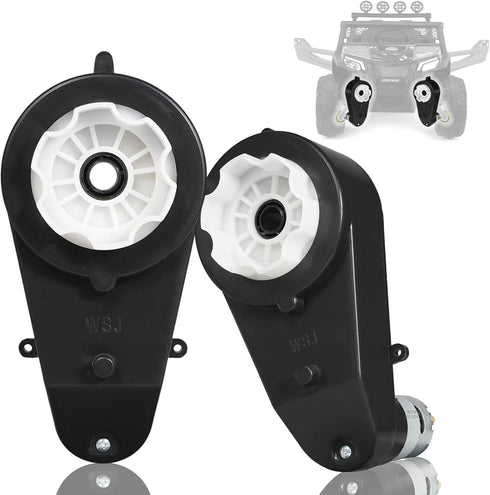 2 Pcs Kids Ride On Car Gearbox, 550 24V Motor 40000RPM, Electric Motor Gearbox for Children Ride On Toys