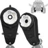 2 Pcs Kids Ride On Car Gearbox, 550 24V Motor 40000RPM, Electric Motor Gearbox for Children Ride On Toys