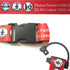 Hooshing Kids Baby Safety Seat Belt - Adjustable Supermarket Shopping Cart Belt, Chair Seat Belts Red