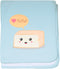 CafePress Kawaii Tofu Asking People to Love Tofu Baby Blanke Baby Blanket,