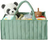 PandaEar Baby Diaper Caddy Organizer, Large Nursery Storage Basket with Handle, Portable