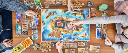 Jamaica Board Game (New Edition) - Family-Friendly Pirate Racing Strategy Game for Ages 8+, 2-6 Players