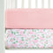 Magik & Kover Stretchy Crib Sheets Girl, 2 Pack Baby Crib Sheets Fitted for Standard