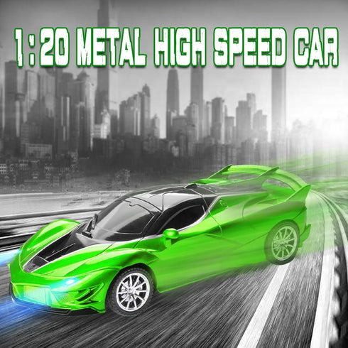 Yomwet 2.4GHz 2 4-7 8-12(Green) RC Cars - Remote Control Car for Kids, Sport Racing Hobby Electric High Speed Drift