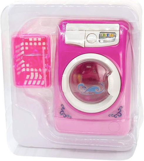 Mini Simulation Washing Machine Toy for Kids - Fun Dollhouse Accessory