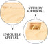Veemoon Wooden Pregnancy Test Keepsake Storage Box Newborn Announcement Case for Parents Thoughtful Natural Finish