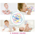 WEofferwhatYOUwant Baby Sensory Teether Ball - BPA-Free Soft Rattle Rings for Grasping & Chewing, Infant Toy for 0-6