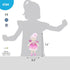 June Garden 12" Enchanted Garden Fairy Doll Elida, Plush Soft Doll Girl Gift - Pink Outfit and Wings