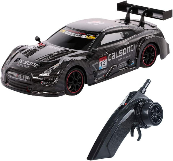 GoolRC Racing Drift RC Car, 1/18 Scale 4WD Remote Control Car, High Speed 28km/h for Adults and Kids (Black)