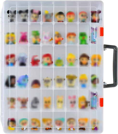 Display Case for Disney Doorables Collectible Mini Figures, Storage Organizer for MGA Entertainment Miniverse